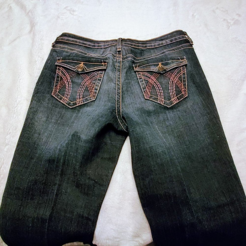 SOLD A.n.a Bootcut Jeans with Pocket Embroidery - Picture 3 of 3